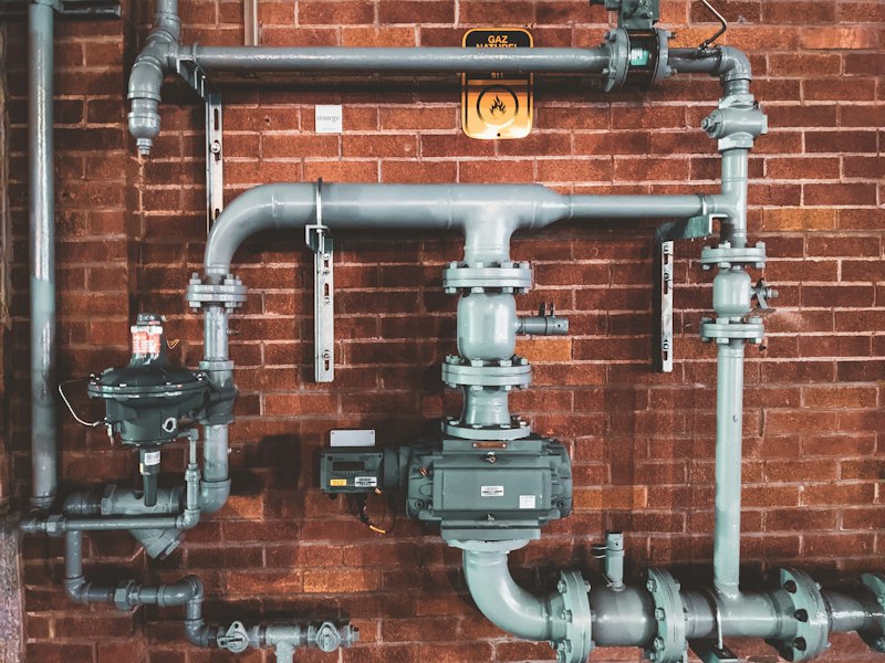 Plumber at work